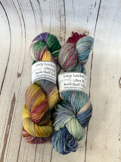 Locket's Bookshelf Collection Hand Dyed DK 100% Merino