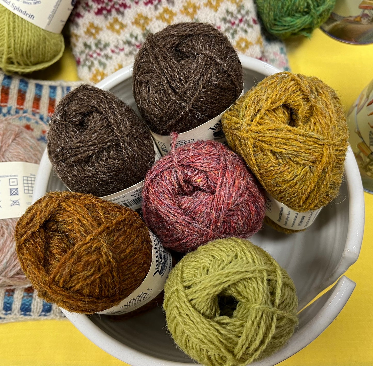 Islesburgh Toorie Shetland Wool Week yarn sets