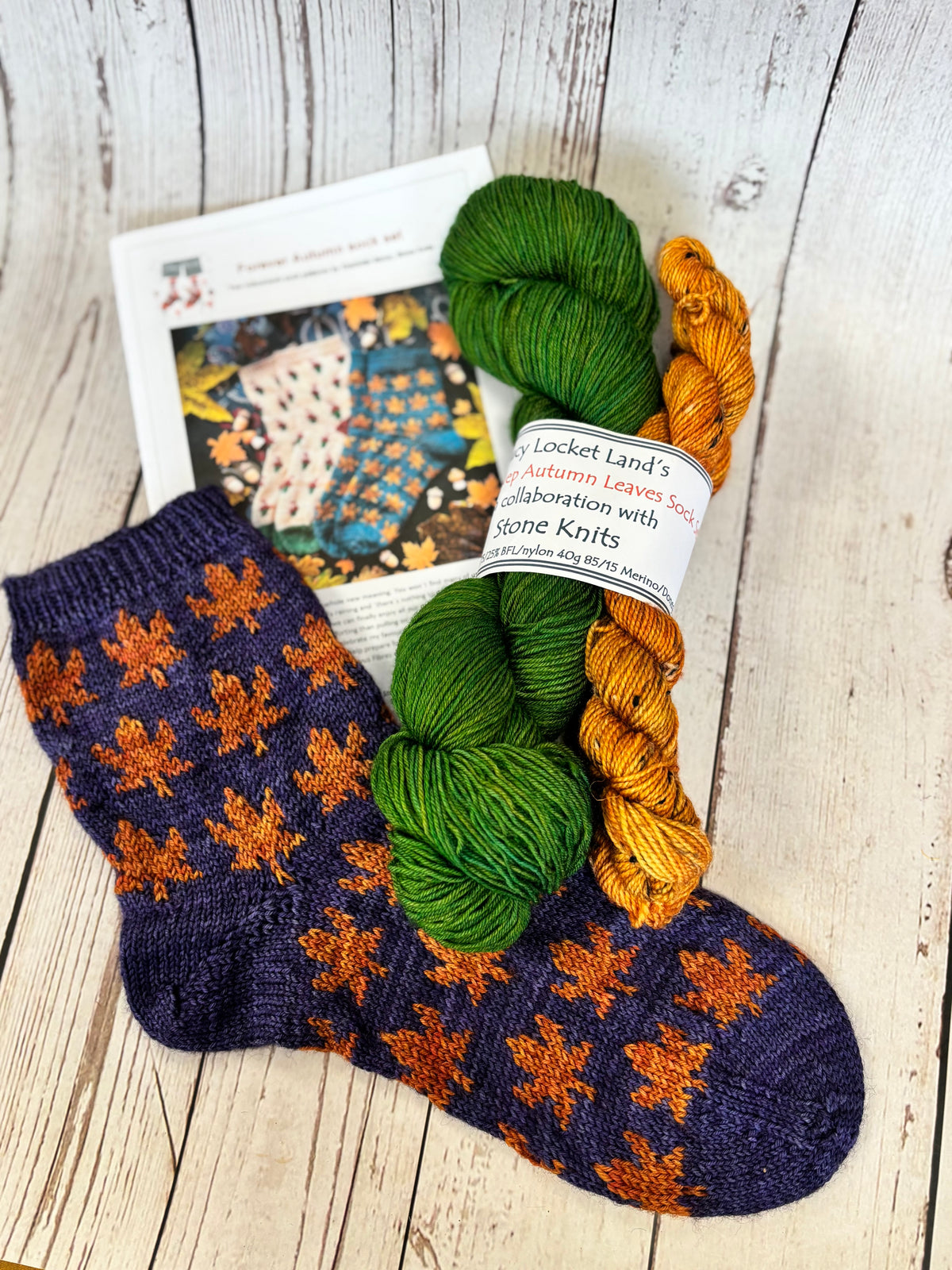 Autumn Leaves Sock Kit