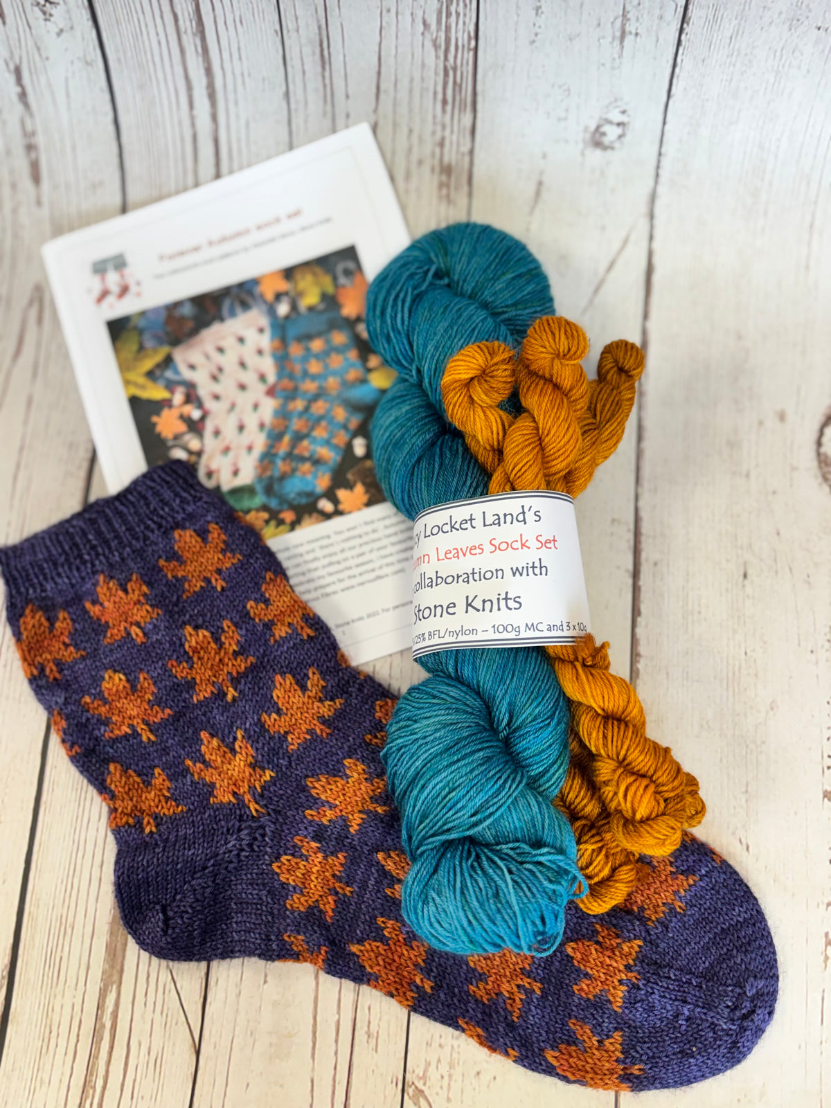 Autumn Leaves Sock Kit