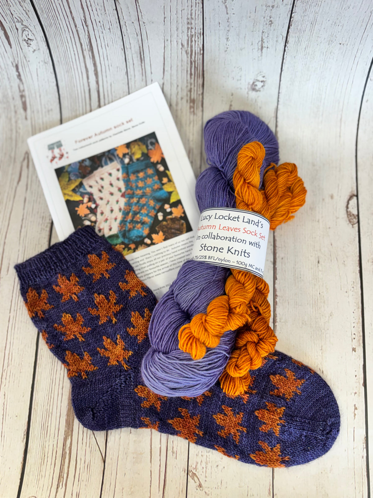 Autumn Leaves Sock Kit