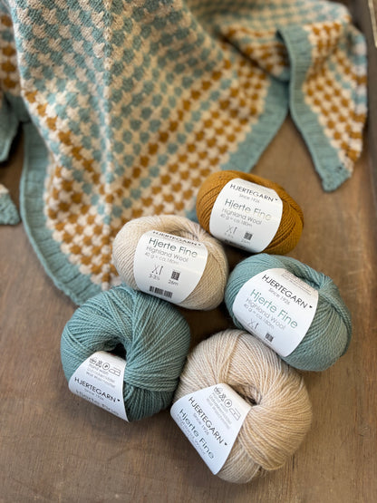 Bao Bao Shawl yarn packs (pattern to be purchased on Ravelry)