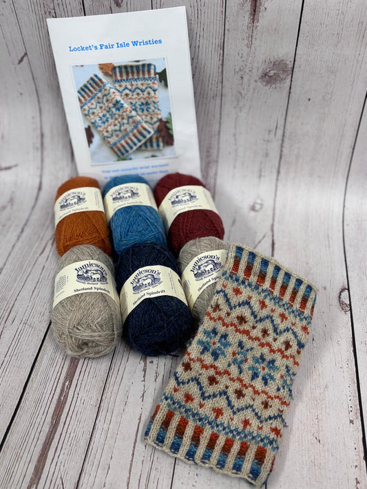 Locket’s Fair Isle Wristies Kit