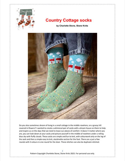 Dream Home - Cottage in the Country Socks Kit