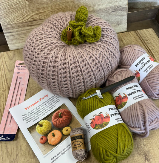 Giant Pumpkin Party Kit with Chunky Merino