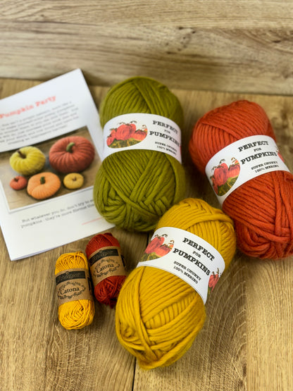 Giant Pumpkin Party Kit with Chunky Merino