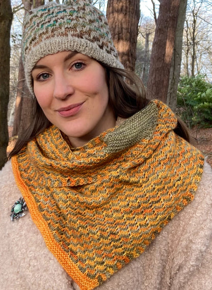 Locket’s Shawl kits for the Gala Water Tangled Galashiels Shawl