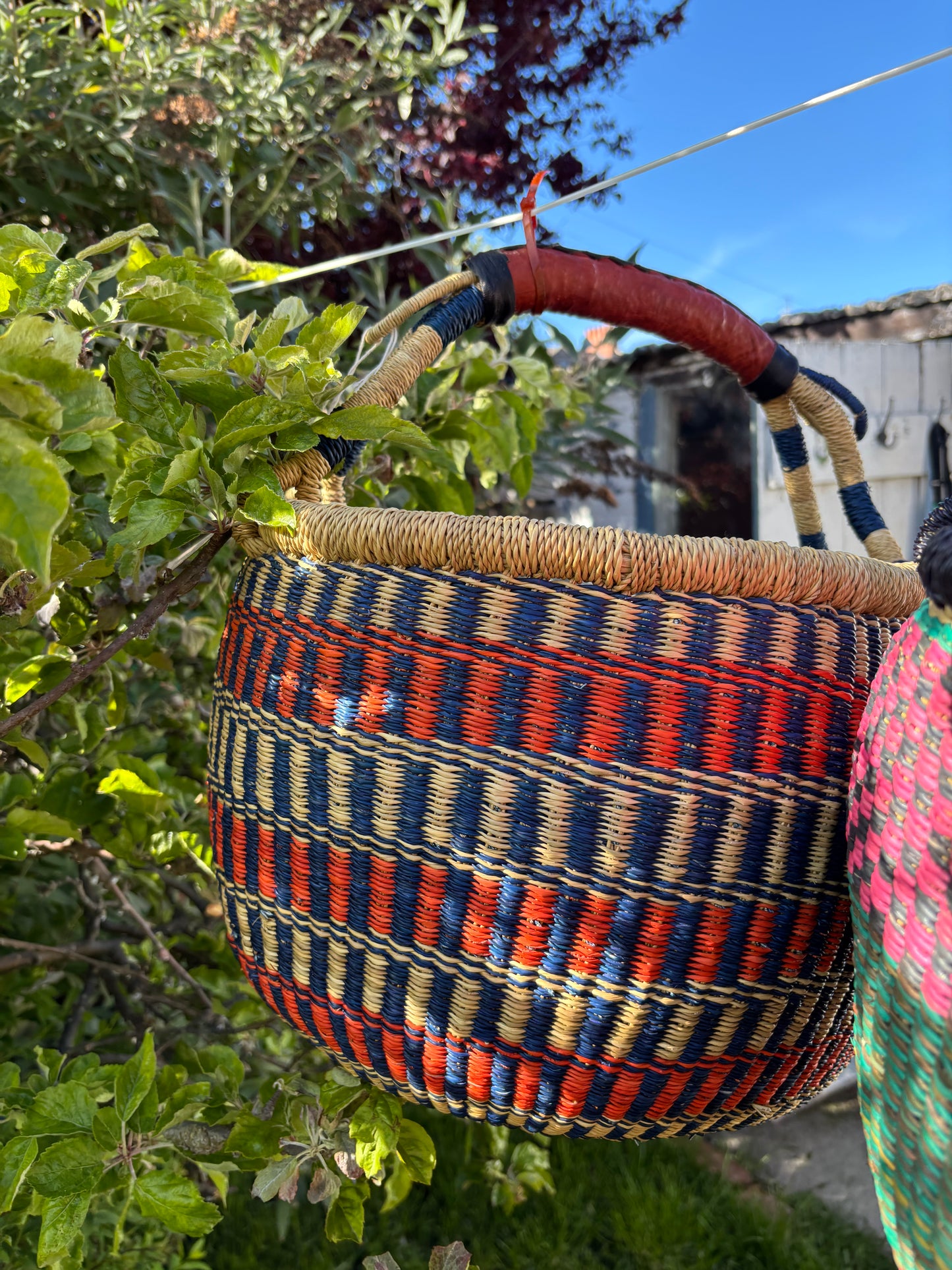 “Ginormous” Large Bolga Baskets 15-16”