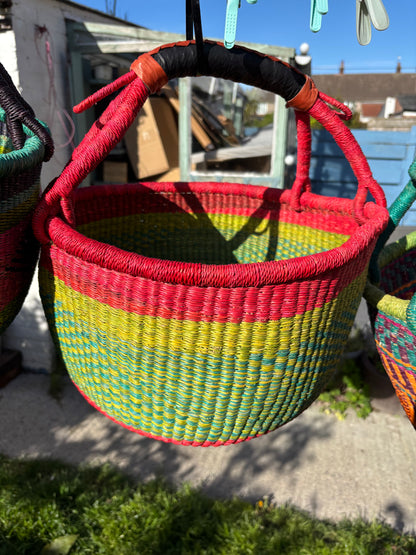 “Ginormous” Large Bolga Baskets 15-16”