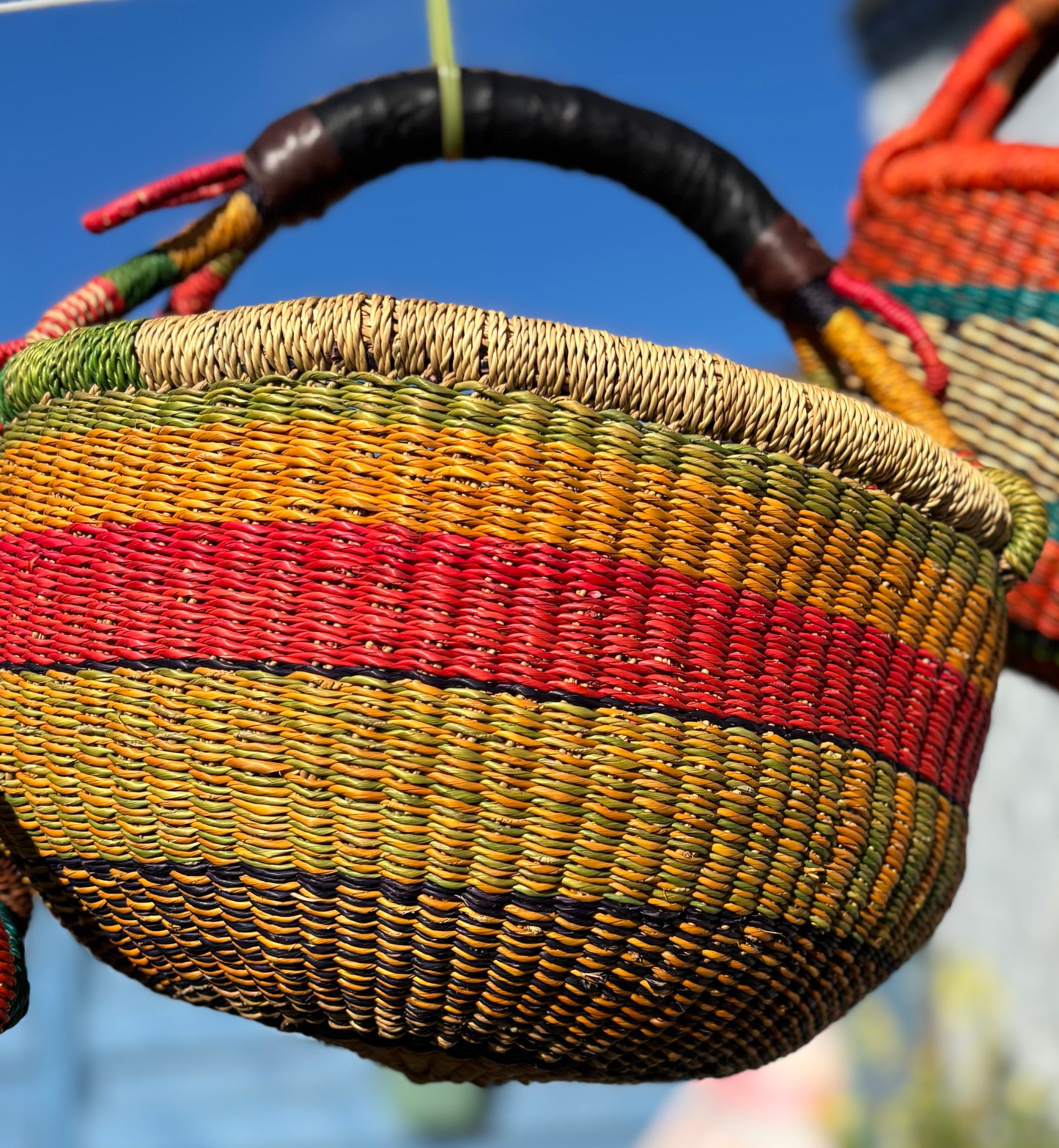 Medium Bolga Baskets 11-12”