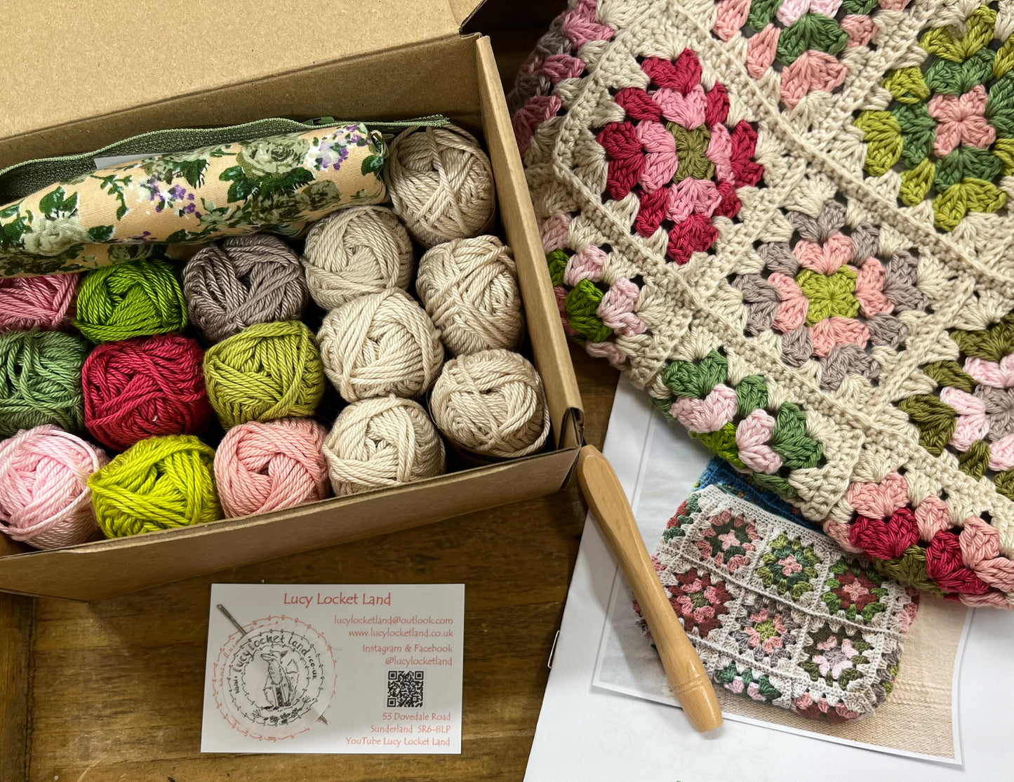 *New* Locket’s Crochet Project Bag kit