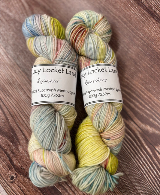 SALE Hand Dyed 100% Merino Sport