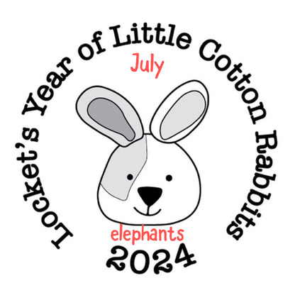 Locket's Year of Little Cotton Rabbits - Horatio the Horologist Elephant