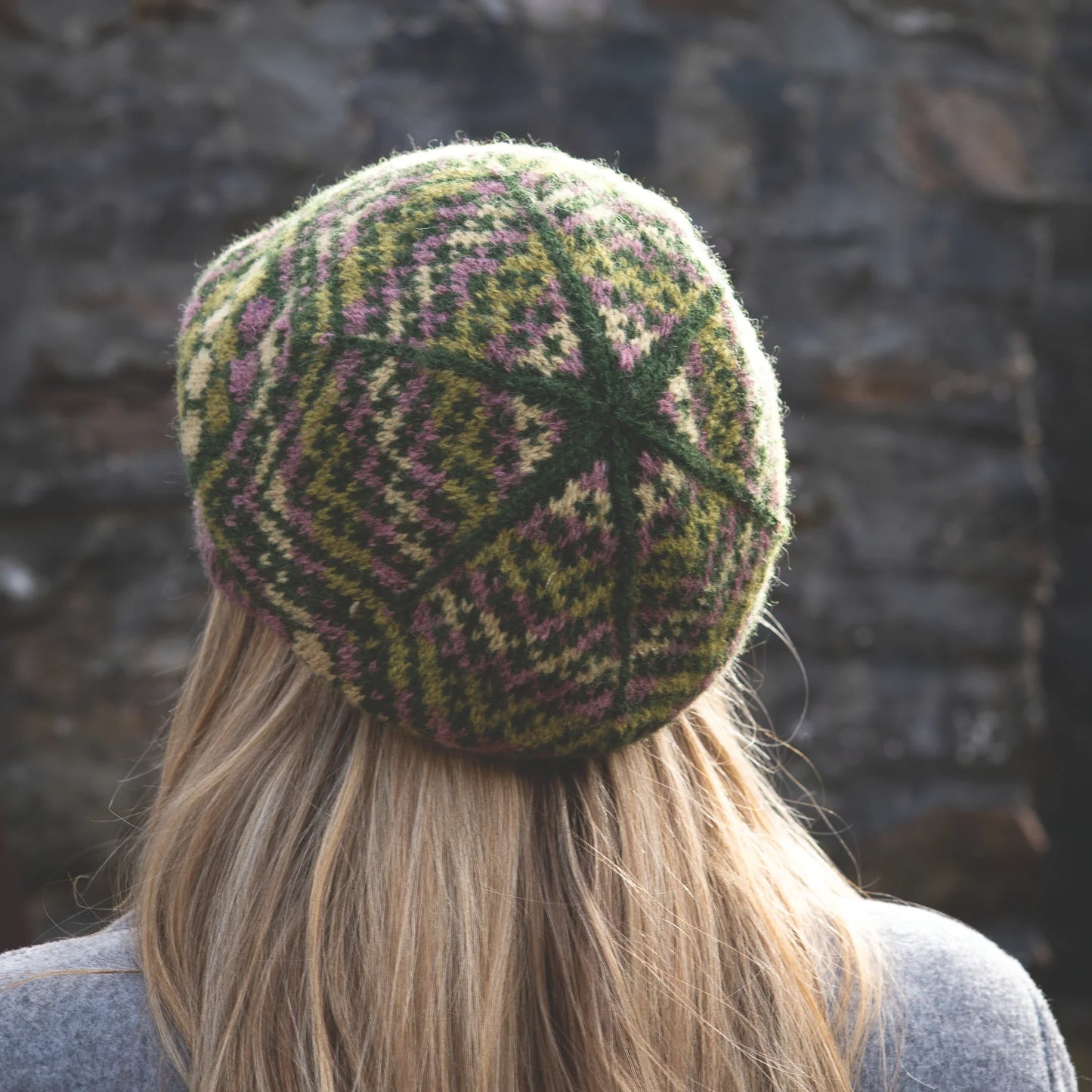 Shetland Wool Week Birsie Beanny A4 pattern booklet