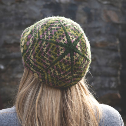 Shetland Wool Week Birsie Beanny A4 pattern booklet