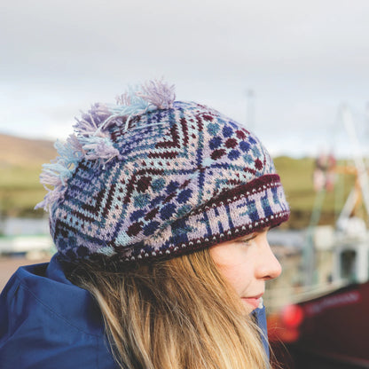 Shetland Wool Week Birsie Beanny A4 pattern booklet