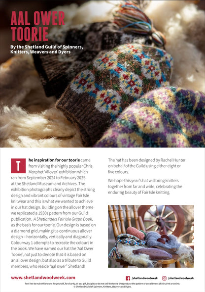 Aal Ower Toorie Shetland Wool Week Hat Pattern