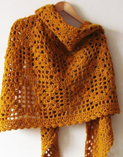 Beehive Crochet Shawl Kit
