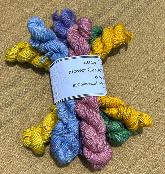 “Flower Garden” 4ply Mini Skein Bundles