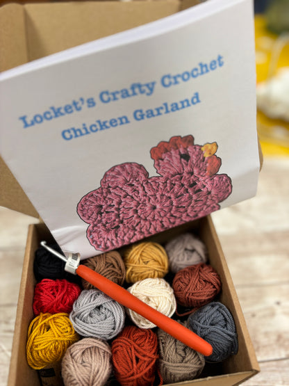 Locket’s Crafty Crochet Chicken Garland Kit
