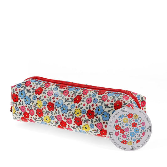 Floral pencil case