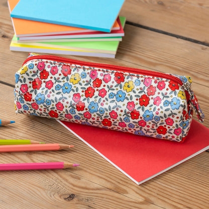 Floral pencil case