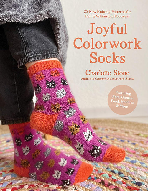 ***NEW*** Joyful Colorwork Socks by Charlotte Stone