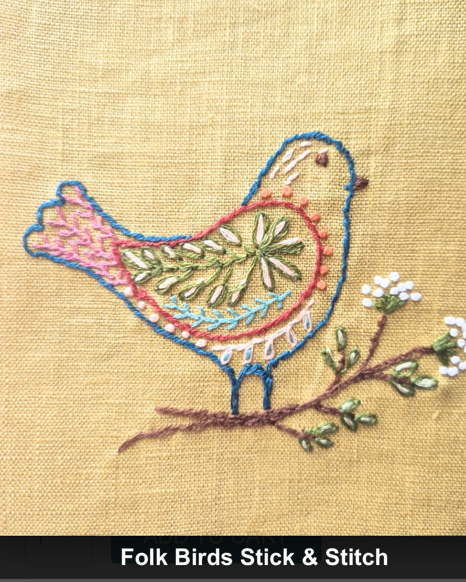 ***NEW*** Corinne Lapierre Folk Art Stick & Stitch