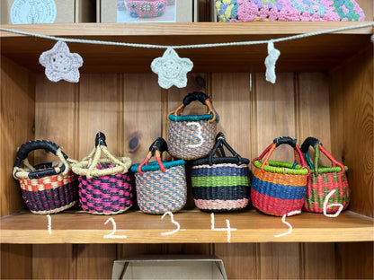 Fair Trade Mini Bolga Baskets