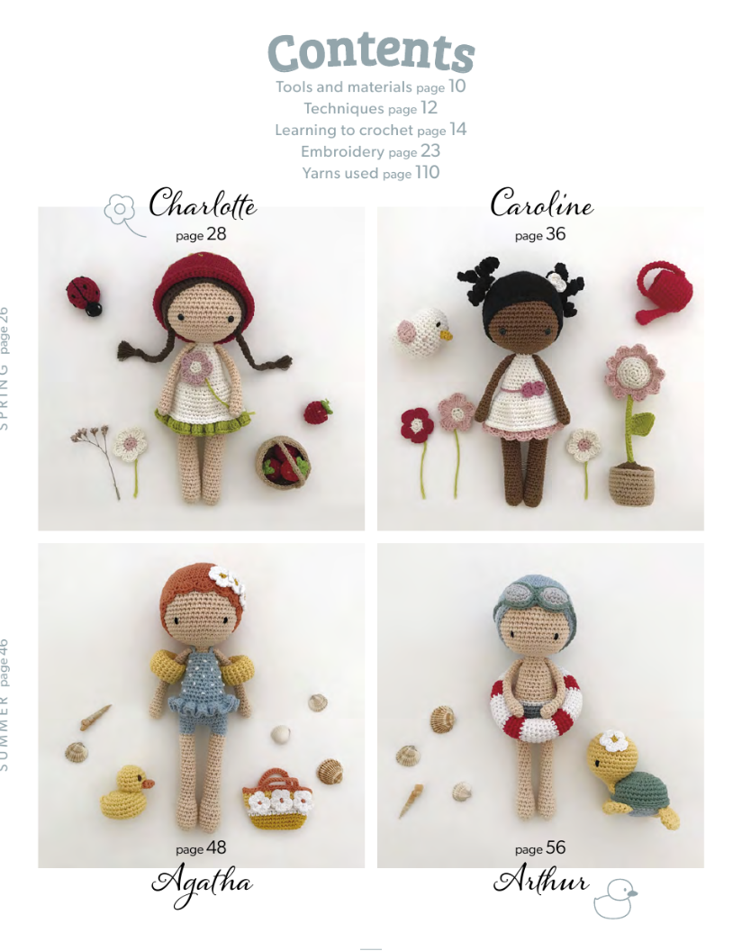 Lulu's Crochet Dolls Book by Lulu Compotine