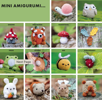 Mini Amigurumi Woodland by Julia Chiang