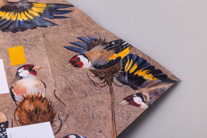 Golden Flight Pigeon, Folding Letter Set – Pack of 6 Letters