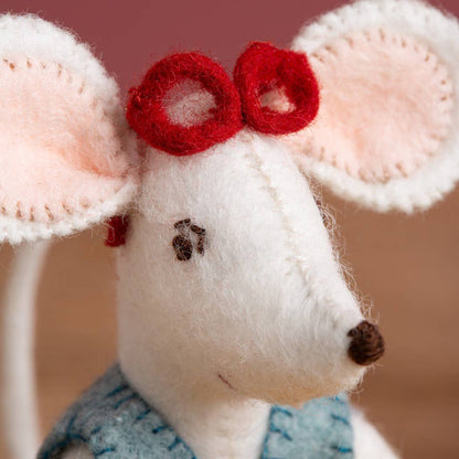 ***NEW*** Little Mouse The Librarian Felt Craft Mini Kit