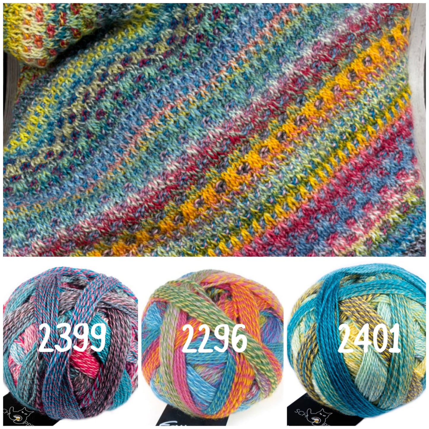 NEW The Shift cowl yarn sets (purchase pattern from Ravelry)