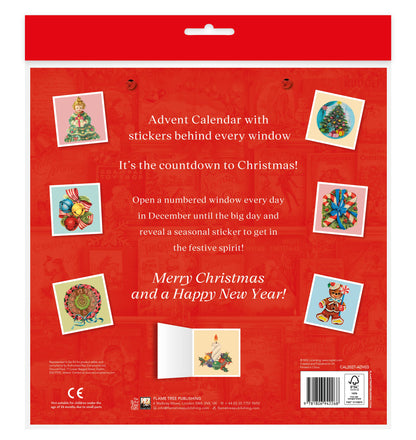 ***NEW*** Christmas Bookshelf Advent Calendar (with stickers)