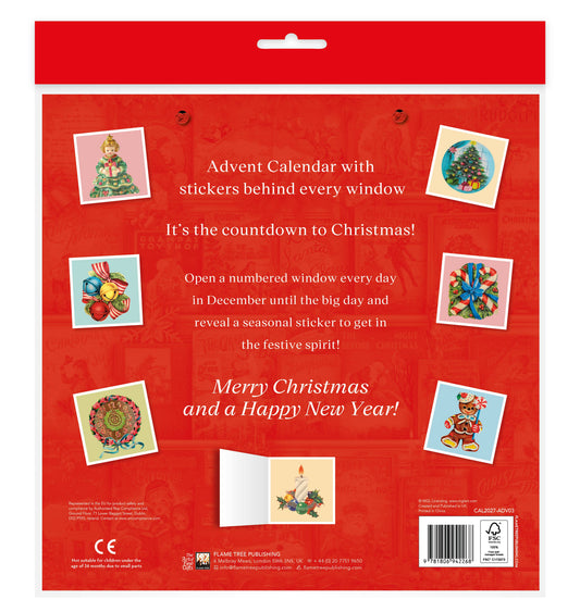 ***NEW*** Christmas Bookshelf Advent Calendar (with stickers)