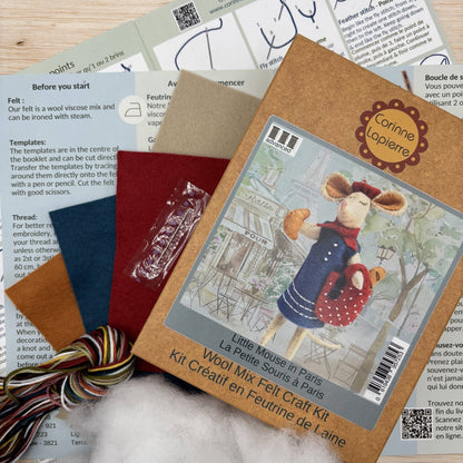 ***NEW*** Little Mouse in Paris Felt Craft Mini Kit